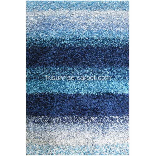 Viscose Polyester Shaggy avec Design Carpet